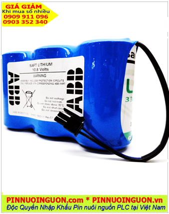 ABB 3HAC17396-1, Pin nuôi nguồn ABB 3HAC17396-1 lithium 10.8V 17000mAh chính hãng /X.xứ PHÁP
